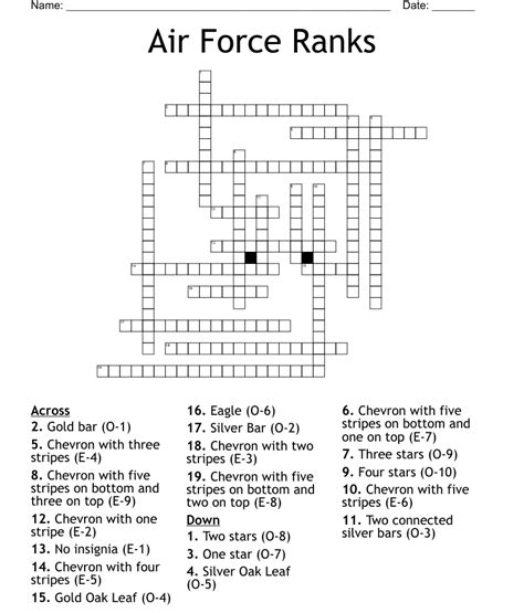Air force stars crossword clue - Crossword puzzles have been a popular form of entertainment and mental stimulation for decades. Whether you’re a crossword enthusiast or just someone looking to challenge your brai...